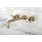 Kingston Brass Roman Tub Faucet, Antique Brass, Wall Mount KS8023ZX - alternate 3